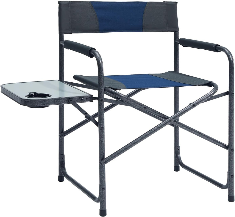 Portal Directors Chair for Adults with Side Table, Folding Camping Chairs Hea...
