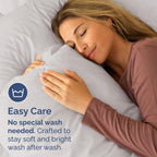 King Pillow Cases - 2 Pack - Super Soft Pillowcase Covers - Envelope Enclosure - Hotel Quality Pillow Protectors - Wrinkle Free, Shrink & Stain Resistant - Machine Washable - 20" x 40" (Light Grey)