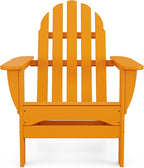 POLYWOOD AD5030TA Classic Folding Adirondack, Tangerine