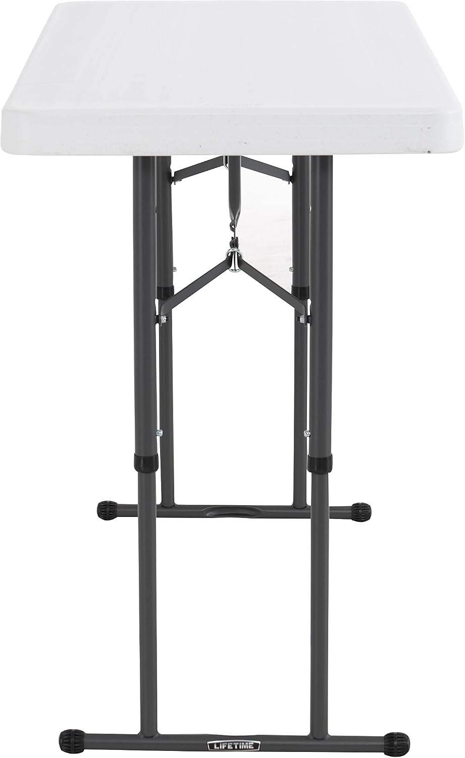 Lifetime Commercial Height Adjustable Folding Utility Table, 4-Foot