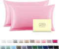 Silk Pillowcase for Hair and Skin,Soft,Breathable and Sliky 100% Queen Silk Pillow Case Set of 2,Both Sides Natural Mulberry Silk Pillowcases with Hidden Zipper(Queen Size 20"X 30",2pcs)