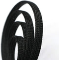 30ft PET Expandable Sleeving Wire Cable Sleeve (1/4", Black)