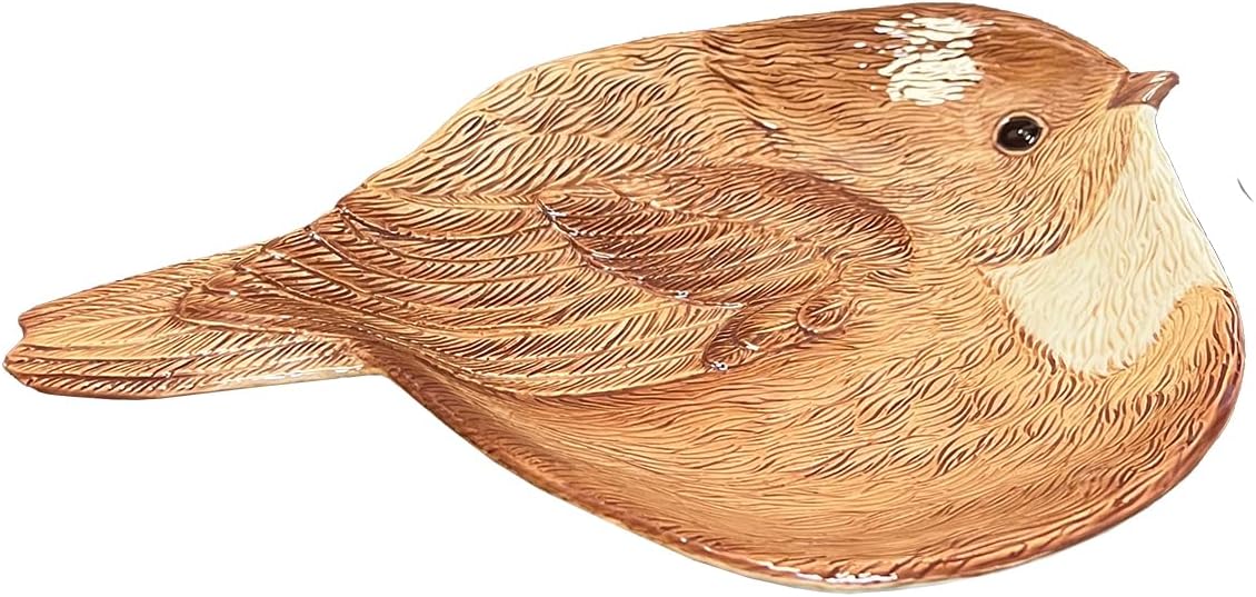 Streamline Imagined Brown Sparrow Trinket Dish