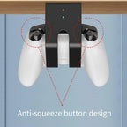 Pack of 3pcs Game Controller Wall Holder Gaming Handle Headphone Hanger Hook Multifunctional Storage Stand Retro Gamepad Holder