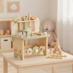 Wooden Toy Workbench Hands-on Wooden Tool Bench Creative Children's Tool Bench for Preschoolers