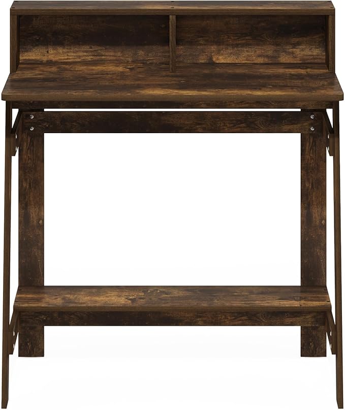 Furinno Simplistic A Frame Computer Desk, Amber Pine