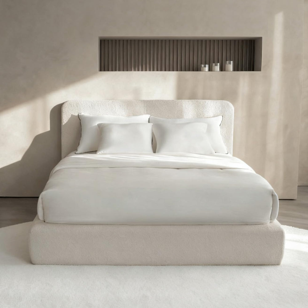 Acanva Full-Foam Queen Size Platform Bed Frame with Headboard