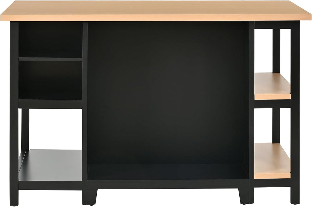 Christopher Knight Home Aaron 58" Kitchen Island with Storage, Modern Is...