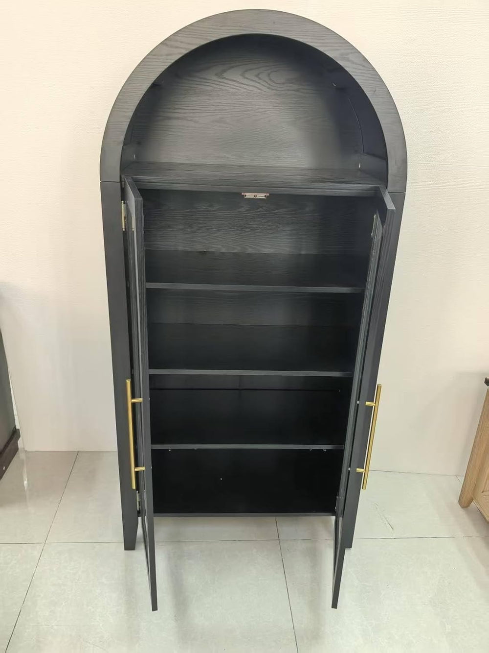 Takywep Tall Arched Kitchen Pantry - 5-Tier Storage Cabinet with Adjustable S...