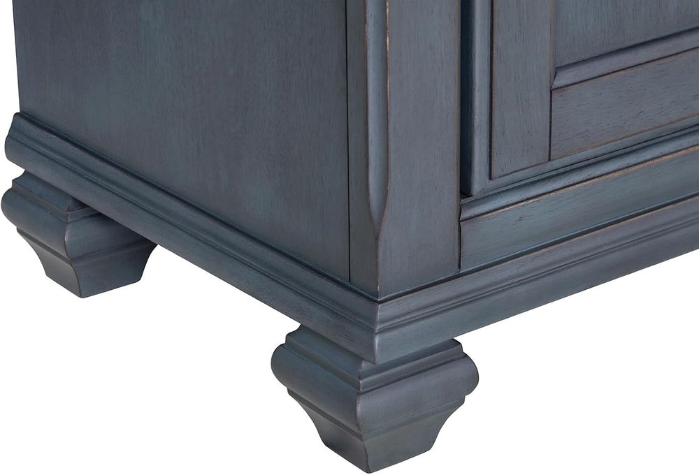 84" High Kitchen Sideboard, Wooden Storage Cabinet, No Assembly Required...
