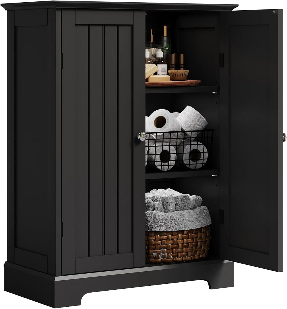 ChooChoo Bathroom Floor Cabinet with 2 Doors and Adjustable Shelves