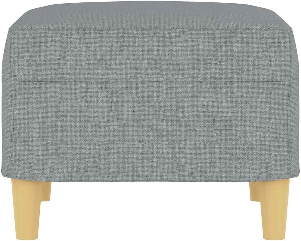 Cozy Fabric Footstool, 23.6x19.7x16.1 Inches, Durable and Breathable Fabric, ...