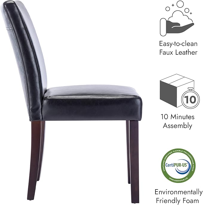 Watson & Whitely Upholstered Kitchen & Dining Room Chairs with Low Ba...