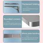 304 Stainless Steel Folding Wall Shelf Wall Mount Kitchen Storage Shelves Rounded Corners Food-grade Folding Table Thickened Bracket for Laundry Room Garage Restaurant.(100x30cm/39.4x11.8in)