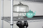 Omega 24" Deep x 72" Wide x 86" High 3 Tier Gray Starter Shelving Unit