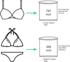 BAGAIL Laundry Bags Mesh Wash Bag for Intimates Lingerie and Delicates,7Pcs(1XL,2L,2M,2 Bra Bags)