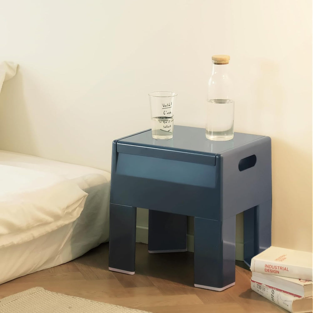Colorful ABS Plastic Nightstand Detachable Storage Side Table Stool | Tool-Fr...