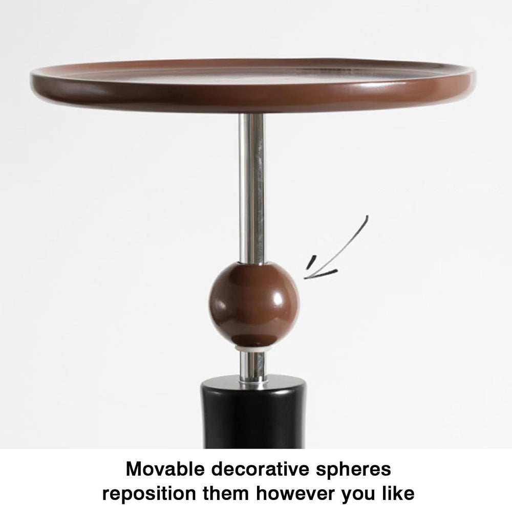 Movable Small Side Table for the Living Room or Bedside—Suitable for Displayi...