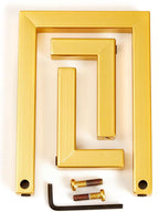 Metal Vinyl Record Album Display Holder Stand 8-15 LPs,Golden | 8-15 LPs,Metal Vinyl Record Stand