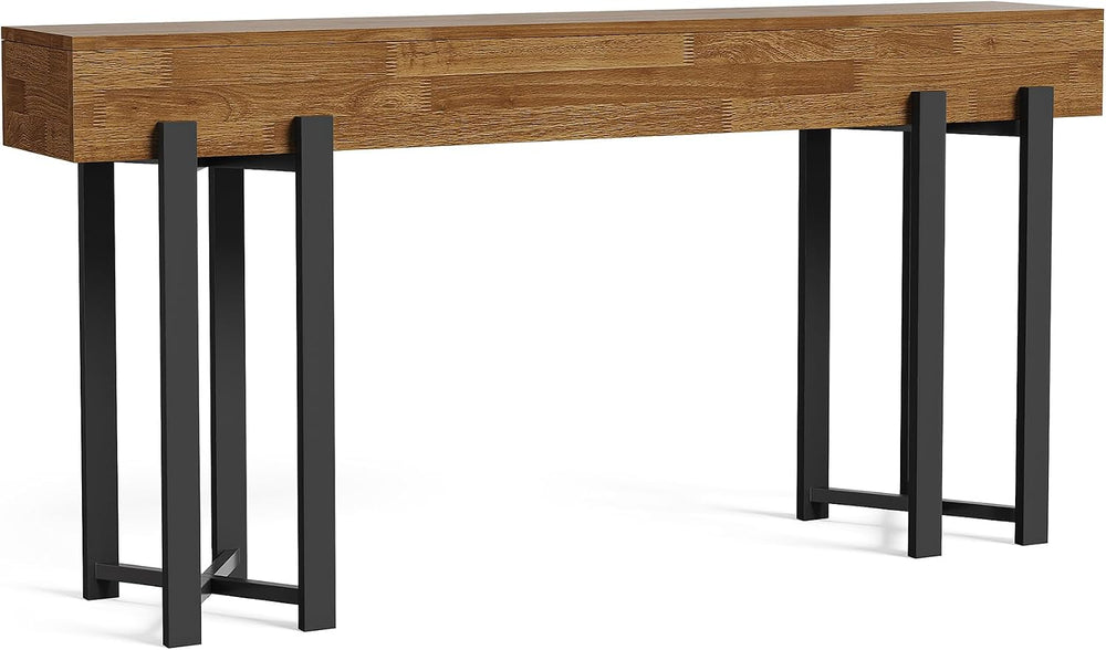 LITTLE TREE 63-Inch Console Table for Entryway, Farmhouse Behind Couch Table,...