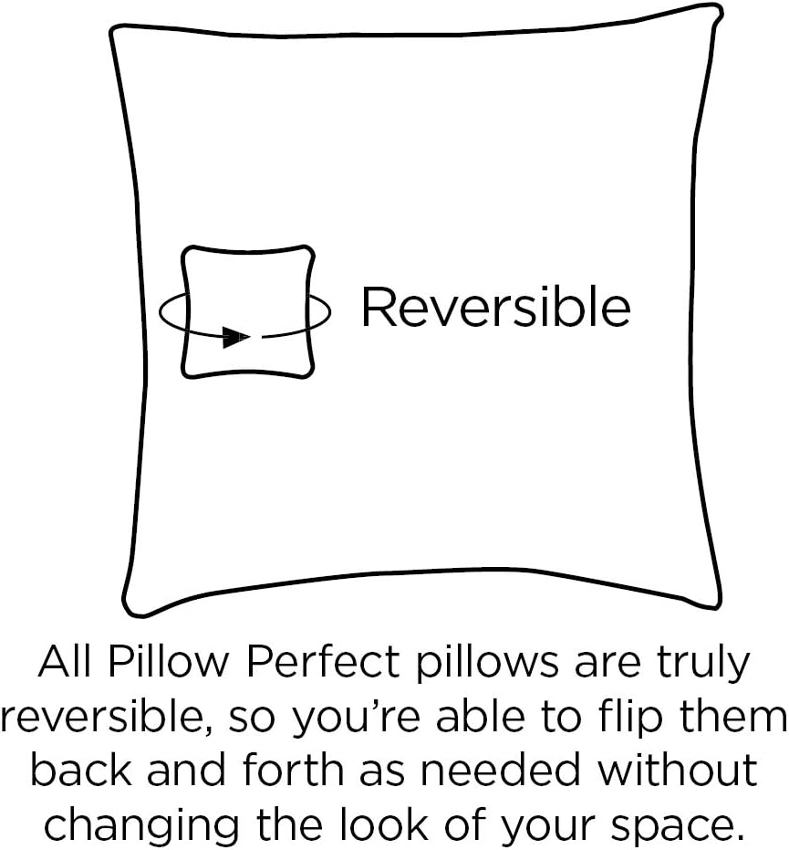 Pillow Perfect Tropic Botanical Indoor/Outdoor Chair Pad With Ties, 2 Count, ...