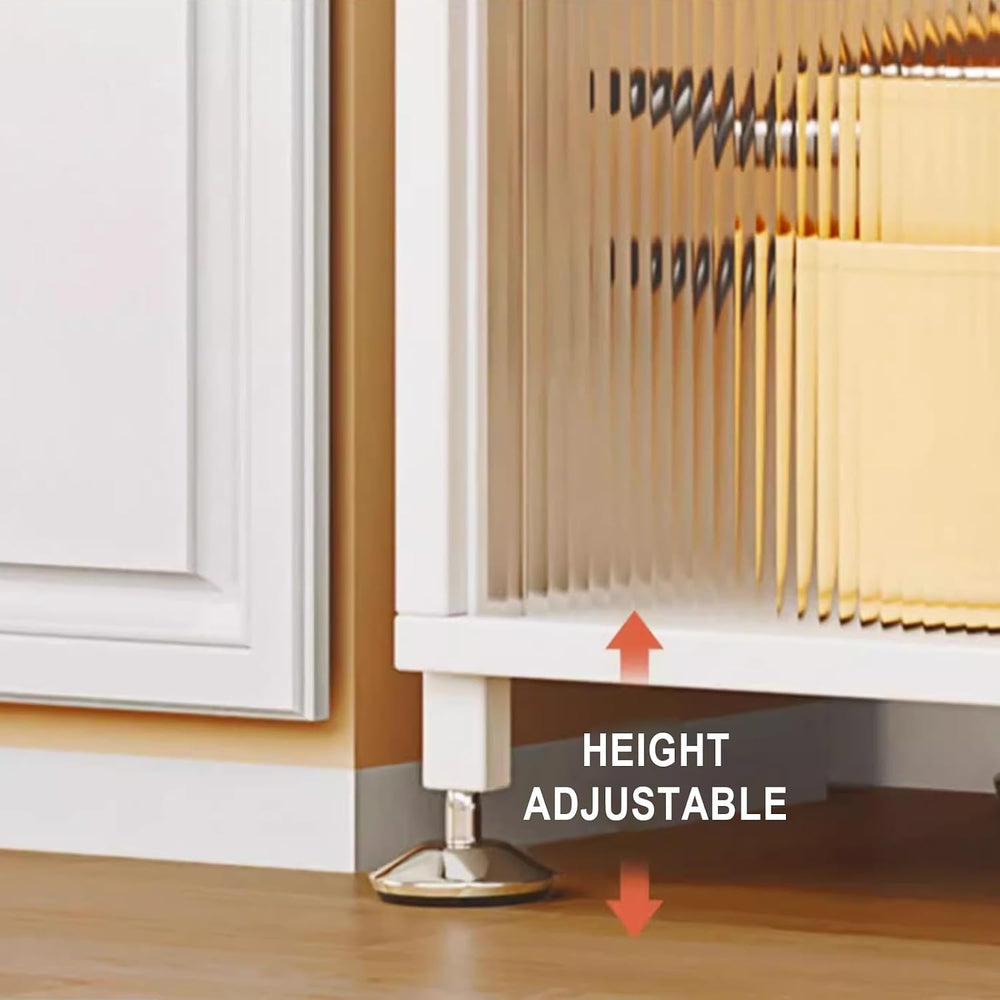 Kitchen Cabinets with Countertop, 15 * 15mm Thick Carbon Steel Square Tube, G...