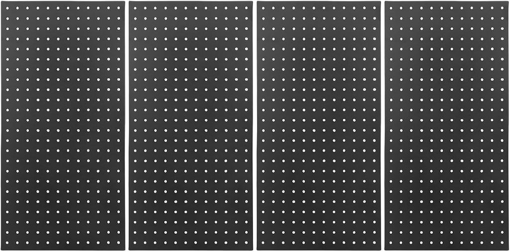 Keenso Pegboard Accessories, Metal Wall Panels Set with Hooks and Bins, Customizable Tool Storage System for Garage and Workbench