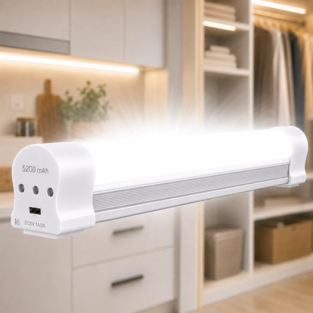 LETOUR Rechargeable Light LED Tube Magnetic Light 4000Lumens 5200mAh 5 Levels...