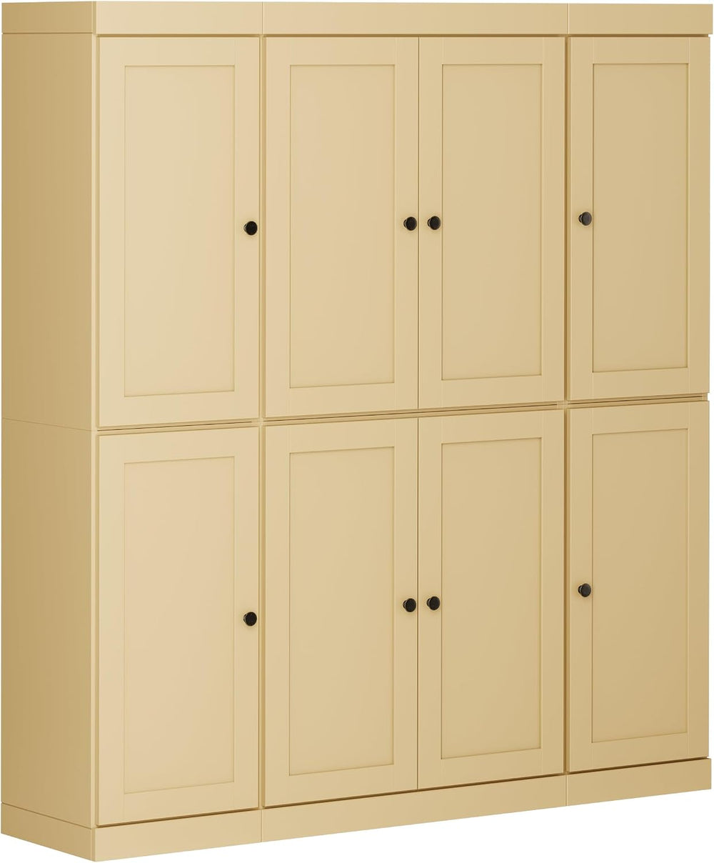 Palace Imports Solid Wood Kitchen Pantry Cabinet – 71.5" Tall x 65"...