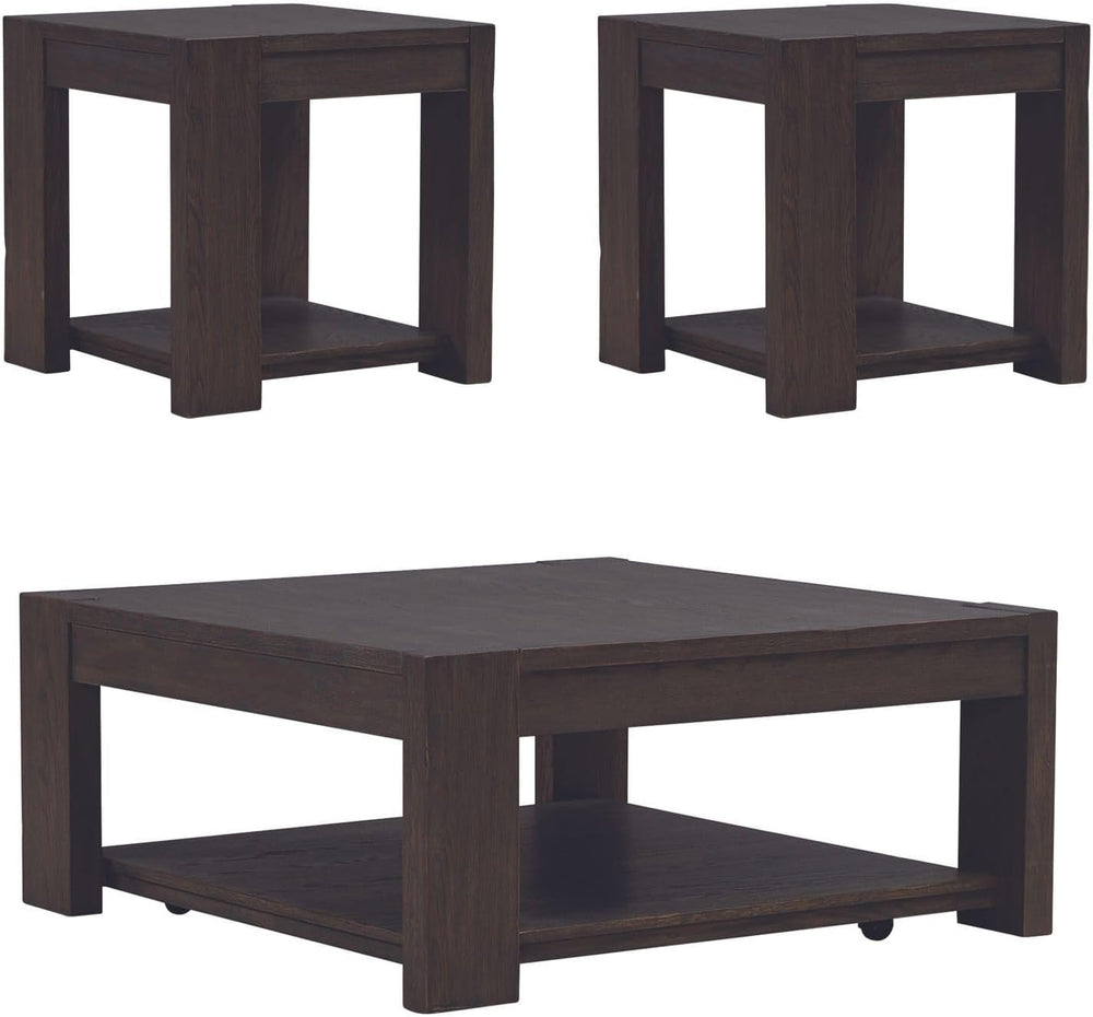 Liberty Furniture Lennox Hill Living Room Opt 3 Piece Set - Square Cocktail T...