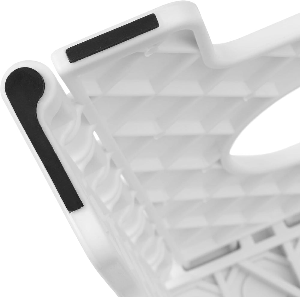 Casafield 13" Folding Step Stool with Handle (Set of 2), White - Portabl...