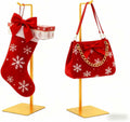 2Pcs Purse Holder, Adjustable Purse Display Stand , Golden Handbag Display Stand, Hanger Rack for Bags, Suitable for Desktops, Wardrobes and Commercial Storeshook Stand