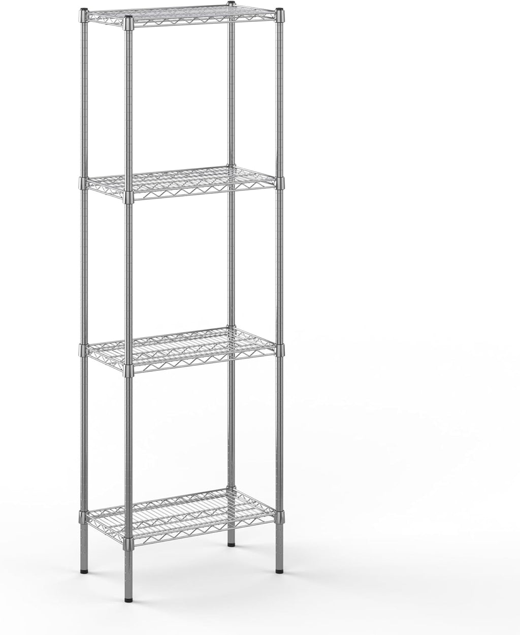 14" Deep x 24" Wide x 74" Height Wire Shelving Kit | 4-Tier | NSF Commercial Storage Rack Unit