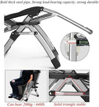 Recliner Garden Chairs, Sun Loungers Recliners Folding Gravity for Patio, Lawn & Garden(Style B)