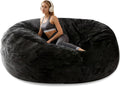 Giant Beanbag Chair 6FT Bean Bag Chairs for Adults with Filler, Reading Chair Cloud Boneless Couches for Living Room Furniture Memory Foam, Lazy Sofa