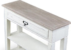 Baxton Studio Dauphine Traditional French 1-Drawer Accent Console Table, White
