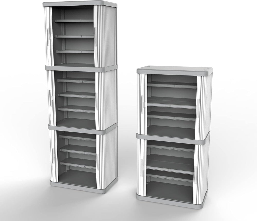 Terry, Rolling Space Cab 2, Indoor and Outdoor 2-Compartment Cabinet with Two...