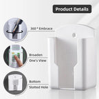 Remote Control Holder for Air Conditioner - Adhesive Wall-Mounted Organizer for Nightstand, Bedside, or Small Spaces - Keeps Remotes Neat & Within Reach (2)