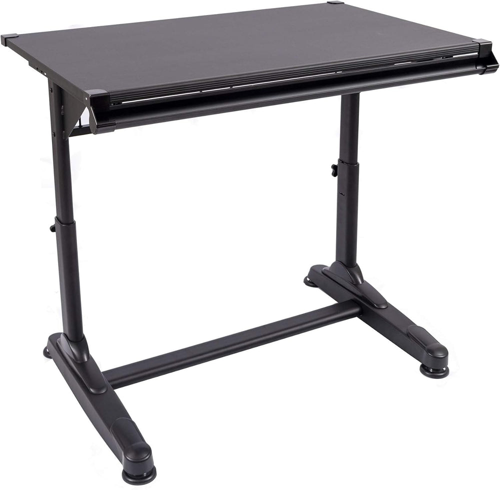 Stand Up Desk Store Adjustable Height and Angle Drafting Table Drawing Desk w...