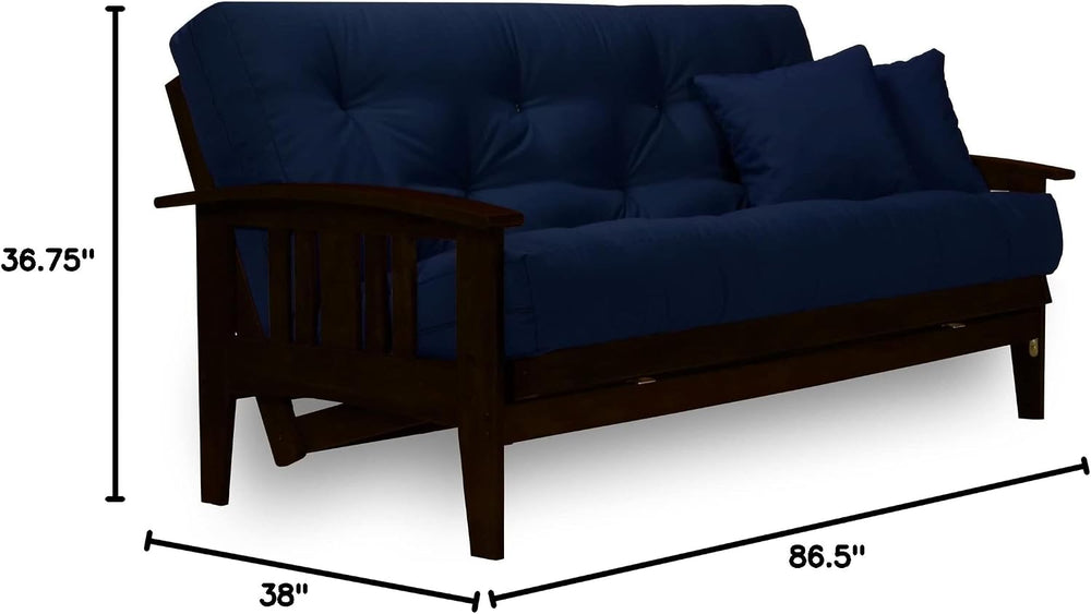 Nirvana Futons Westfield Complete Futon Set - Espresso Finish (Warm Black) – ...