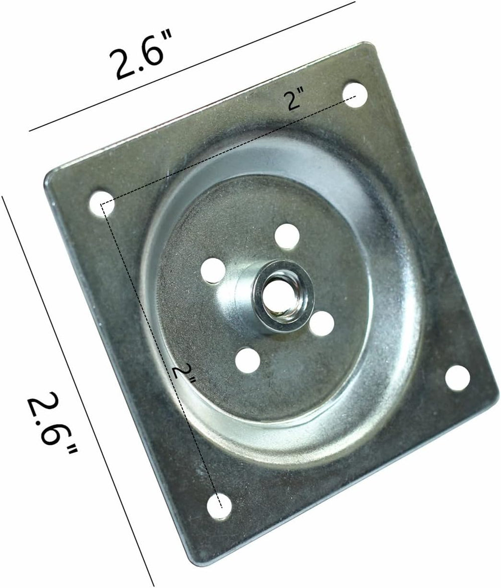 WEICHUAN Furniture Legs Mounting Hardware Sets - Include 5/16" -18 Coars...
