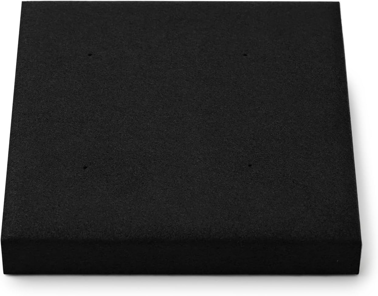 Oirlv Black Microfiber Jewelry Necklace Display Stand | Black Microfiber Display Bust, 5.51"X5.51"X0.79", Soft Protective Surface, Best for Bracelets