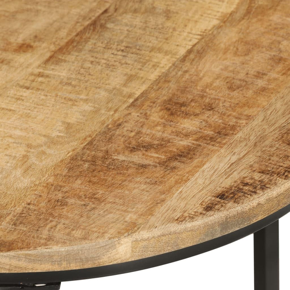 Nesting Tables 3 Pieces Solid Mango Wood | Space-Saving Design, Sturdy Tablet...