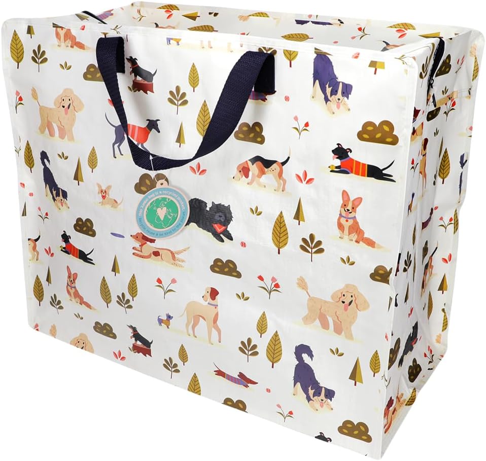 Rex London Jumbo Storage Bag – Extra Large Storage Bags with Zips for Clothes, Moving Bags & Packing Bags, Heavy Duty Laundry Storage Bags for Clothing & Wardrobe Storage, Moving House Essentials
