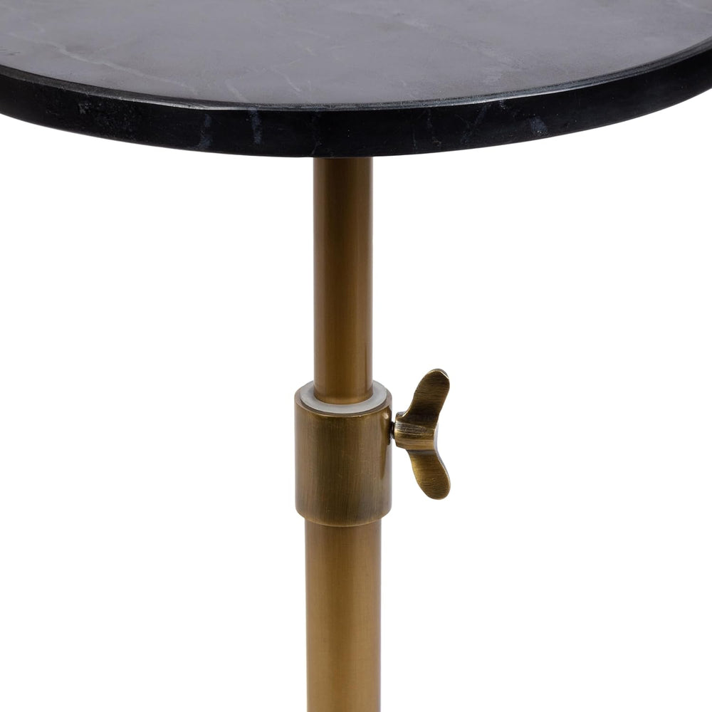 Kate and Laurel Engles Traditional Adjustable-Height Pedestal Drink Table, 10...