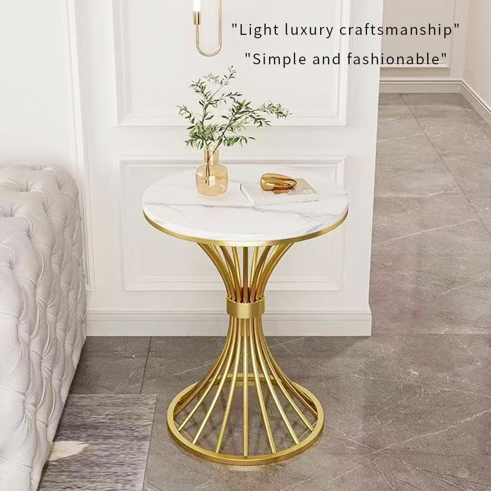 BeautyVerve Rock Plate Small End Tables for Living Room Coffee Tables, Modern...