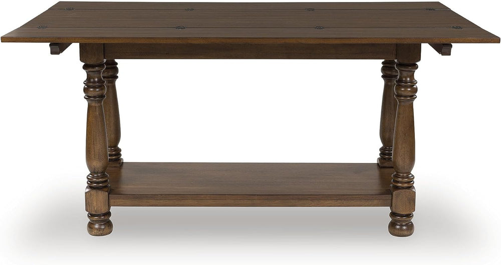 Signature Design by Ashley Sturlayne Flip Top Sofa Table, Expandable Console ...