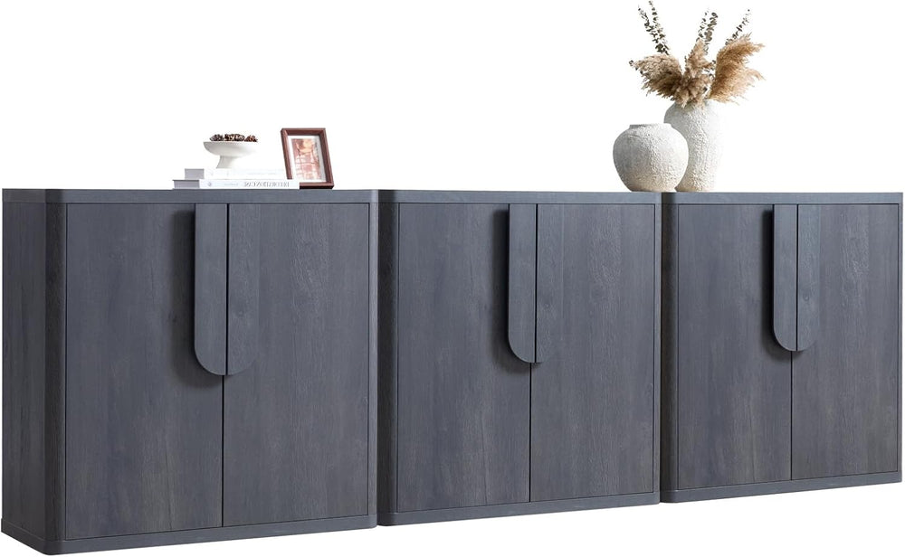 93.42'' Sideboard Buffet Cabinet W/Storage, Modern Accent Cabinets W/...