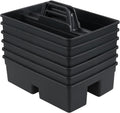 6-Pack Plastic Cleaning Caddy Organizer with Handle, Carry Caddy for Cleaning Products
