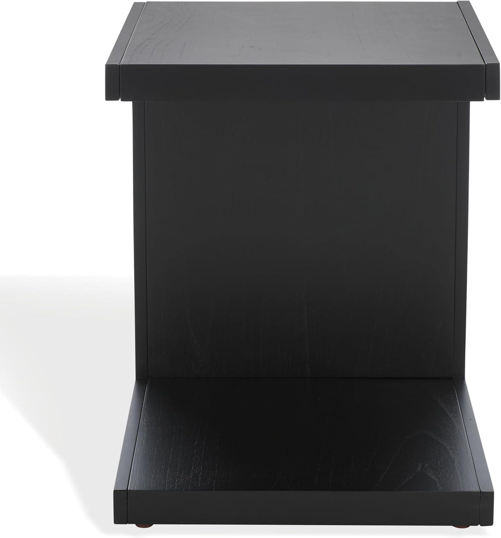 SAFAVIEH Couture Collection - Tawney Black Accent Table, C-Shaped Side Table,...